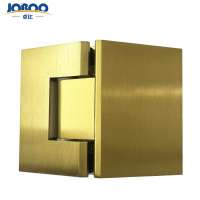 Joboo Sell Well Latest Brass 135 Degree Plate Wall Mounted Shower Door Pivot Hinge Replacement Parts for Hotel Shower Room