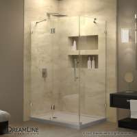 glass shower door for Showers, frameless hinge Shower door corner style