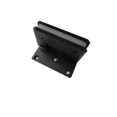 Matt black stainless steel 304 framed shower door hinge