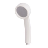 European ABS plastic shower head hand shower white eco massage shower head without diverter