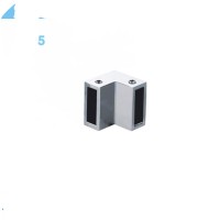 90 degree shower room square pipe connector